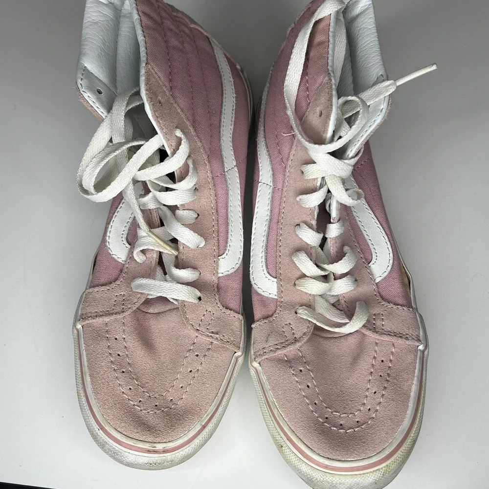 Vans Pink SK8 Hi Lace‎ Up High Top Sneakers Size 6 USA Women's